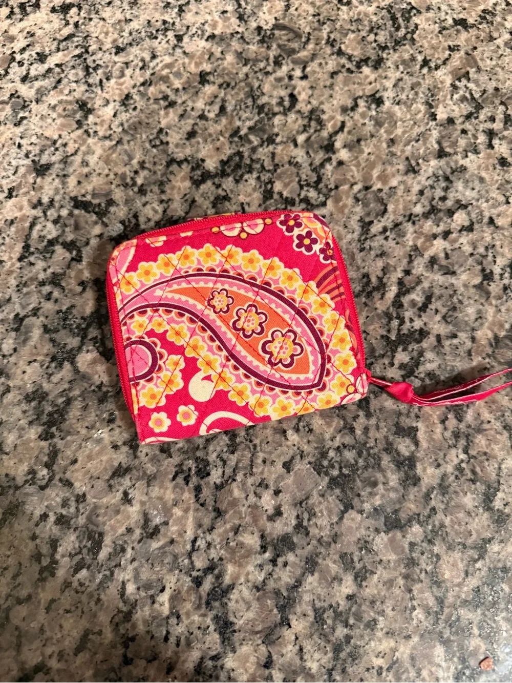 Vera Bradley Floral Quilted Wallet - Pink